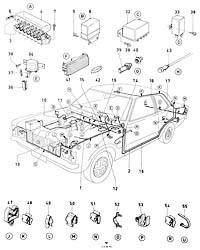 Electrical wirings, relays