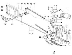 Headlamp wiper/washer (+S)