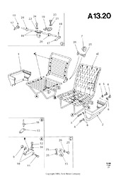 Mountings - Single Co-Drivers Seat