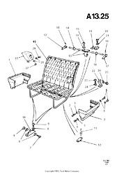 Mountings - Double Co-Drivers Seat