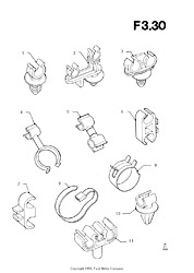 Fuel Line Mountings