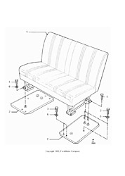 Nine Seat 100L Less Headrests