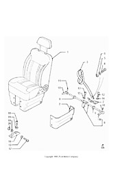 High Back Single Tip Seat Co-Driver