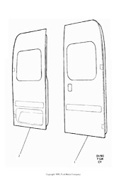 Windowless Rear Doors