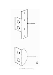 Upper Hinge Rear Door Reinforcement