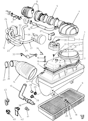 Air Cleaner & Fuel Mixture Control (TV28MFI)