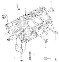 Cylinder Block And Plugs