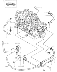 Cooling System Pipes And Hoses